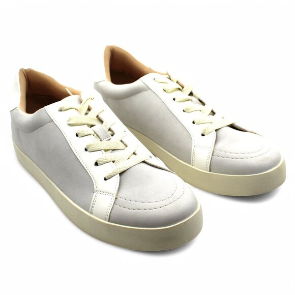 Journee Collection Gray and White Sneakers Size 11 NWT - Picture 2 of 9